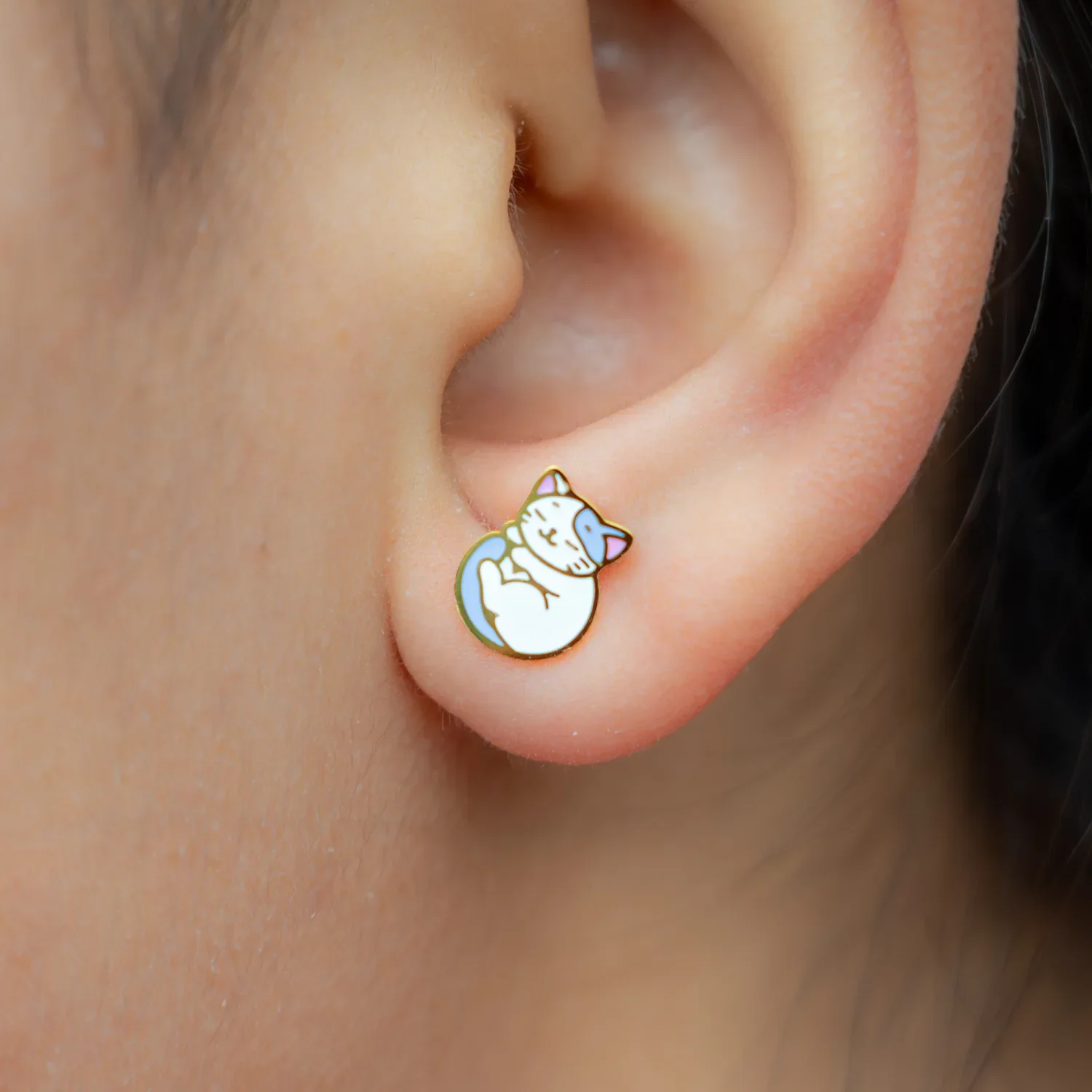 Cat Stud Earrings - Image 4