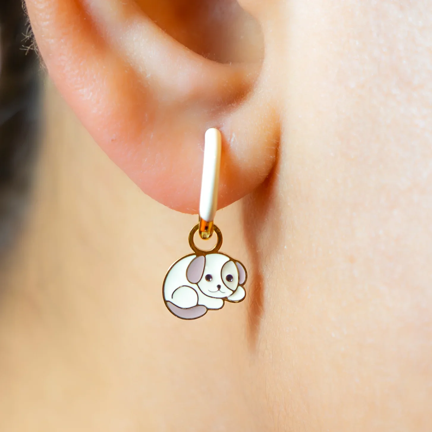 Puppy Dog Hoop Charms - Image 3