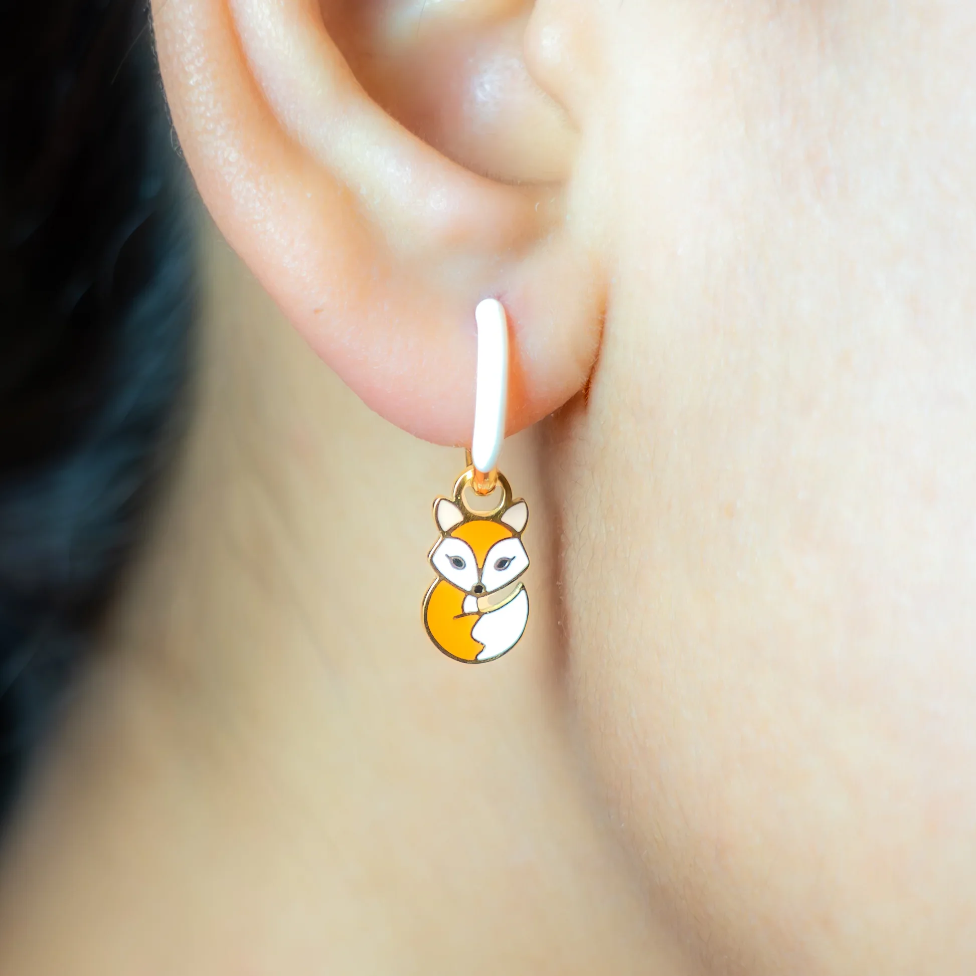 Fox Hoop Charms - Image 3