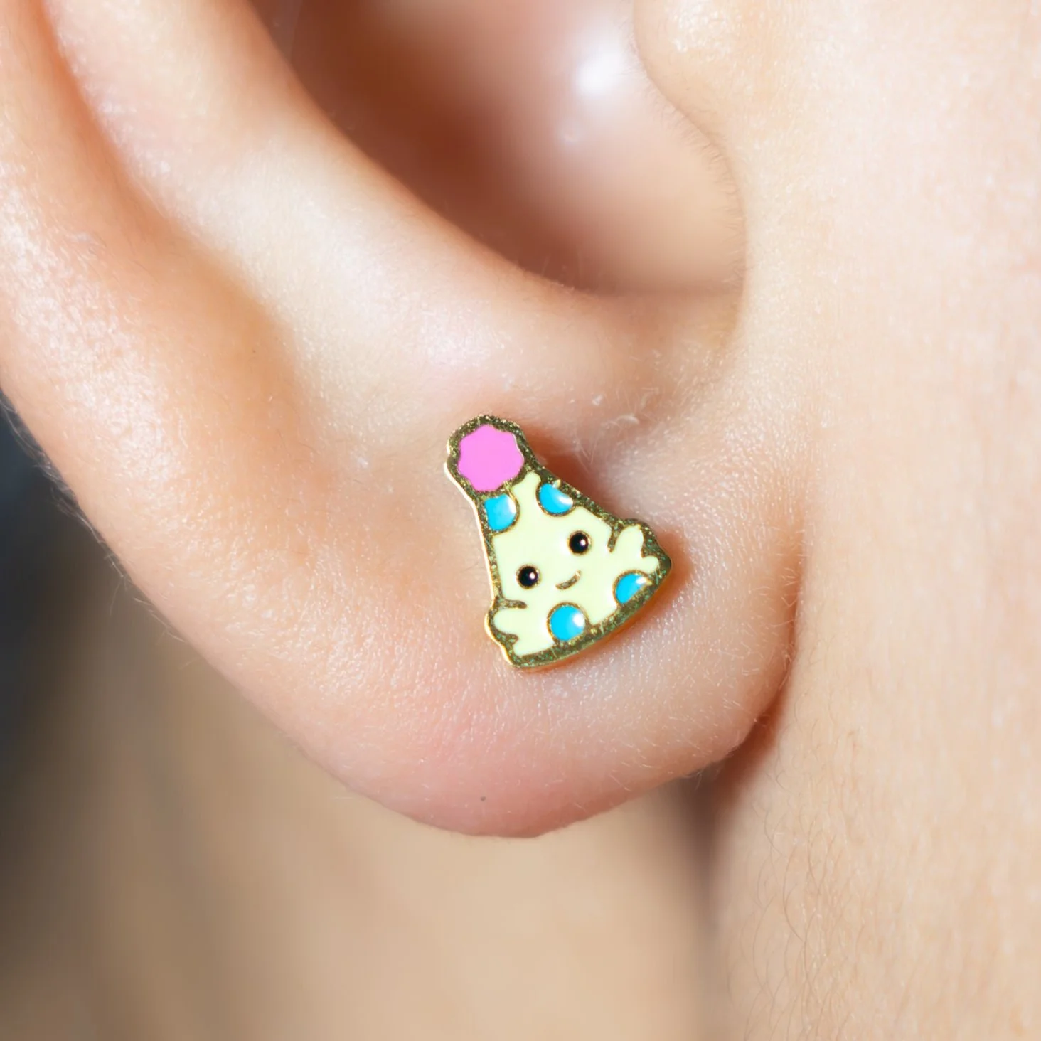 Party Hat and Cupcake Studs - Image 3